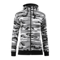 Mikina dámská Camo Zipper
